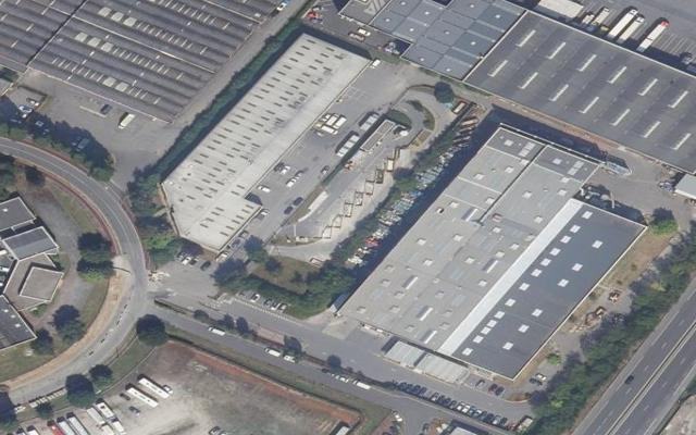 Vue aérienne — Déchetterie de Gonesse
