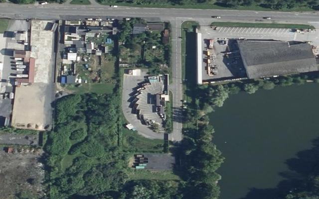Vue aérienne — Déchetterie de Mercin-et-Vaux