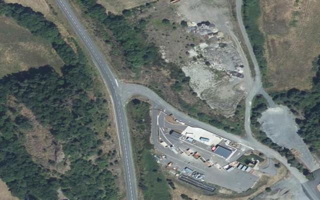 Vue aérienne — Déchetterie de Neussargues