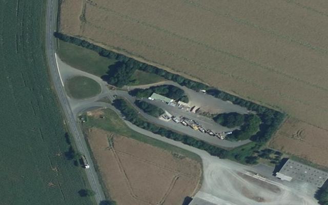 Vue aérienne — Déchetterie L'Hermenault