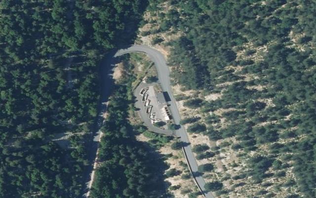 Vue aérienne — Déchetterie de Ste Enimie