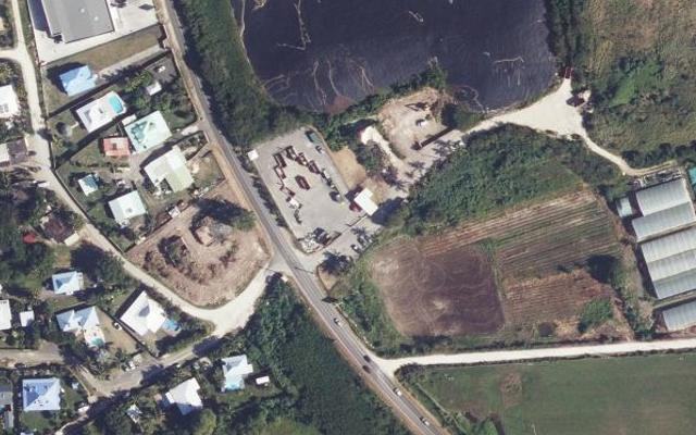 Vue aérienne — Déchetterie de Saint-François