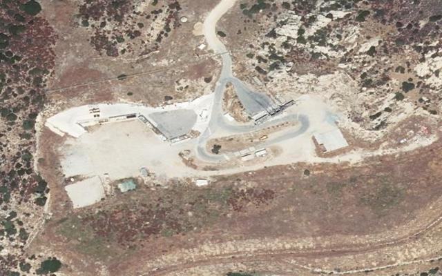 Vue aérienne — Déchetterie de Calvi