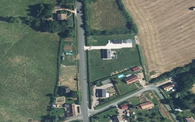 Vue aérienne — Déchetterie d'Ainay-le-Château
