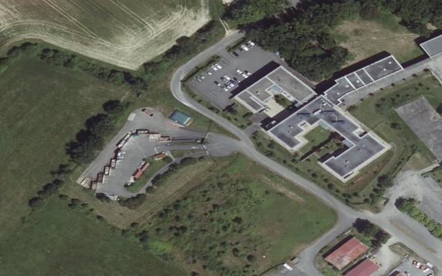 Vue aérienne — Déchetterie de Lavit