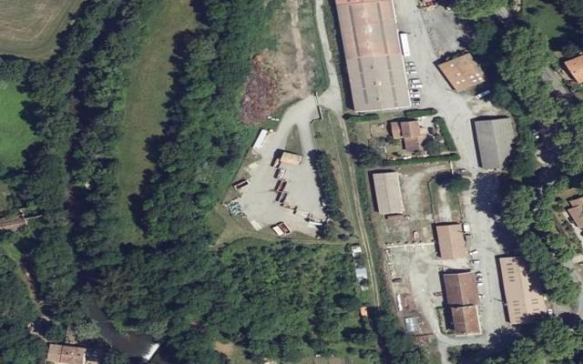 Vue aérienne — Déchetterie de Chalabre