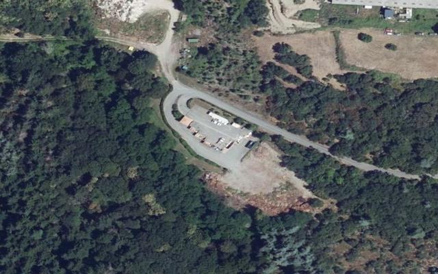 Vue aérienne — Déchetterie de Cuxac-Cabardès