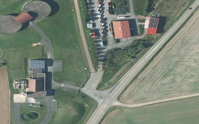 Vue aérienne — Déchetterie Entre Aumetz et Audun-le-Tiche
