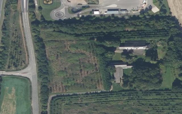 Vue aérienne — Déchetterie de Saint-Armel