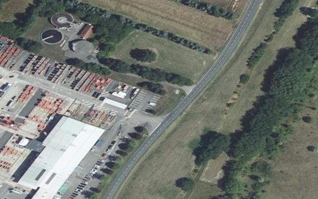 Vue aérienne — Déchetterie de Fontenoy-sur-Moselle