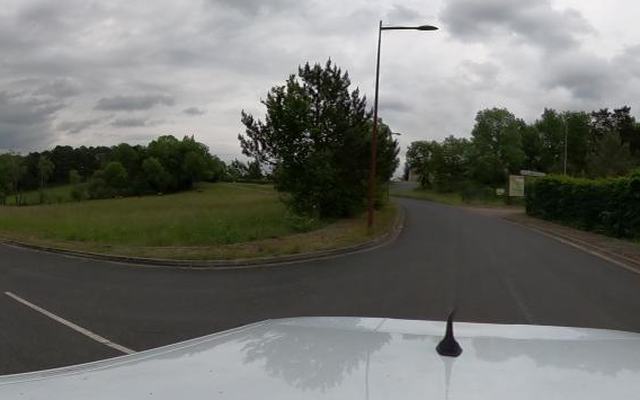 Vue depuis la rue — Déchetterie de Cosnac