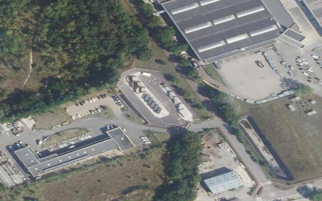 Vue aérienne — Déchetterie Aubergenville