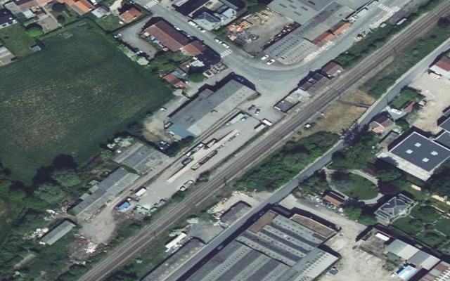 Vue aérienne — Déchetterie de Steenbecque