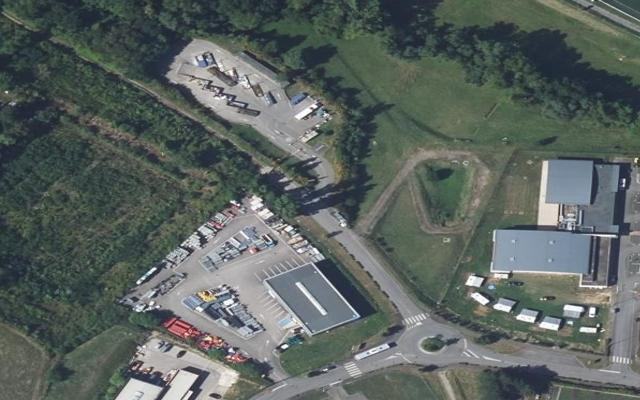 Vue aérienne — Déchetterie de Thionville (Zac Metzange)