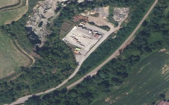 Vue aérienne — Déchetterie de Trambly