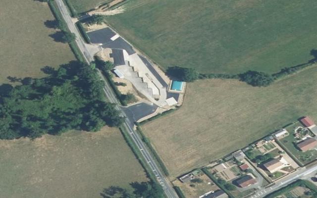 Vue aérienne — Déchetterie de La Chapelle-aux-Chasses