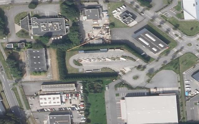 Vue aérienne — Déchetterie de Lorient (Cardonnière)