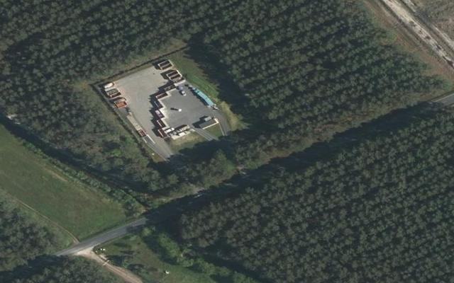Vue aérienne — Déchetterie Le Porge