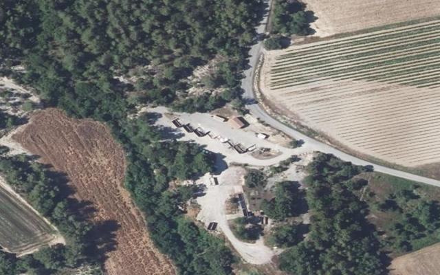 Vue aérienne — Déchetterie de Saint-Bénézet