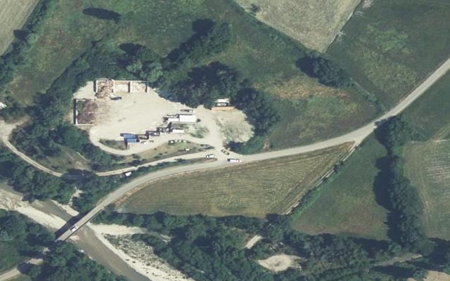 Vue aérienne — Déchetterie de Rosans
