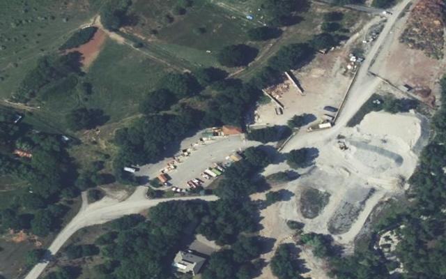 Vue aérienne — Déchetterie Intercommunale de l'Avance