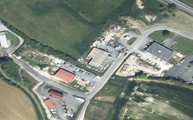 Vue aérienne — Déchetterie de Mareuil-sur-Belle