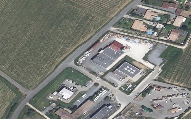 Vue aérienne — Déchetterie de Saint-Germain-du-Puch