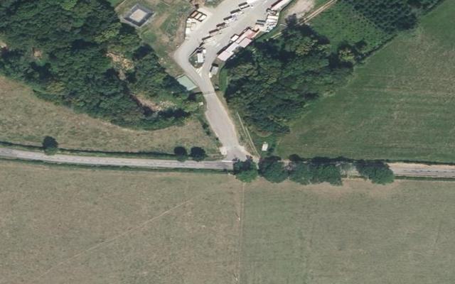 Vue aérienne — Déchetterie Saint-Julien-de-Jonzy