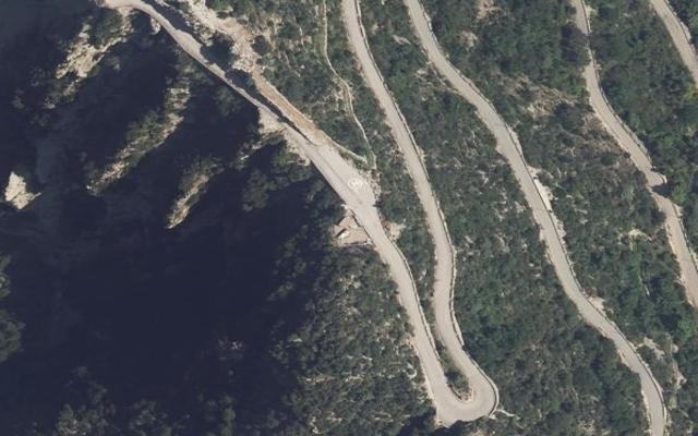 Vue aérienne — Dépôt-Relais de Bairols