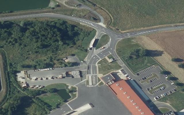 Vue aérienne — Déchetterie de Labruguière
