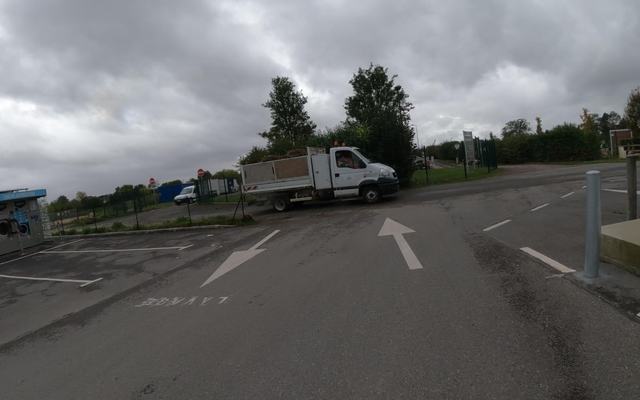 Vue depuis la rue — Déchetterie de Bretteville-l'Orgueilleuse