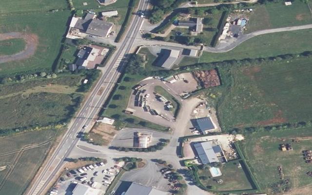 Vue aérienne — Déchetterie de Grandcamp-Maisy