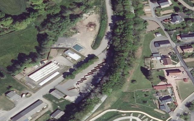 Vue aérienne — Déchetterie de Sourdeval