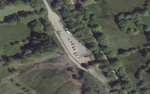 Vue aérienne — Déchetterie de Saint-Cyr-du-Bailleul