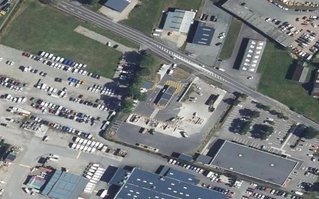 Vue aérienne — Déchetterie d'Alençon