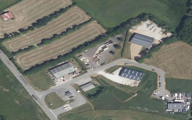 Vue aérienne — Déchetterie de Moulins-la-Marche