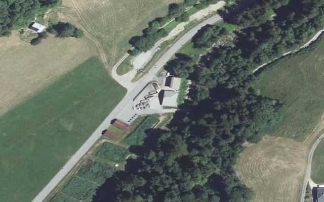 Vue aérienne — Déchetterie Le Reposoir