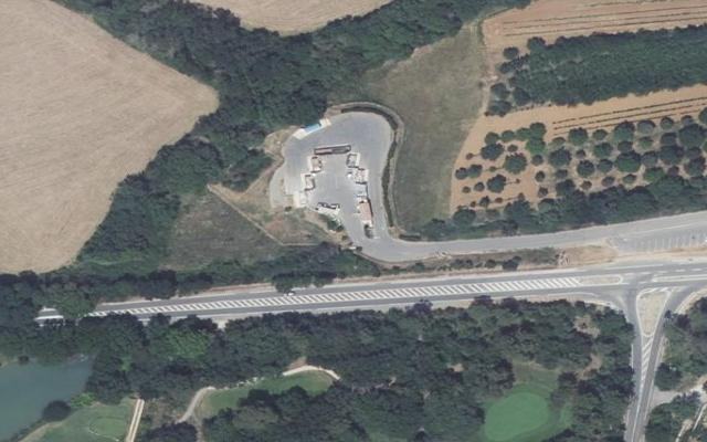 Vue aérienne — Déchetterie-Dépôt de Nans-les-Pins