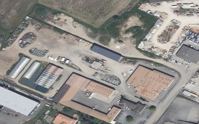 Vue aérienne — Déchetterie de Marmande (Centre Technique Municipal)