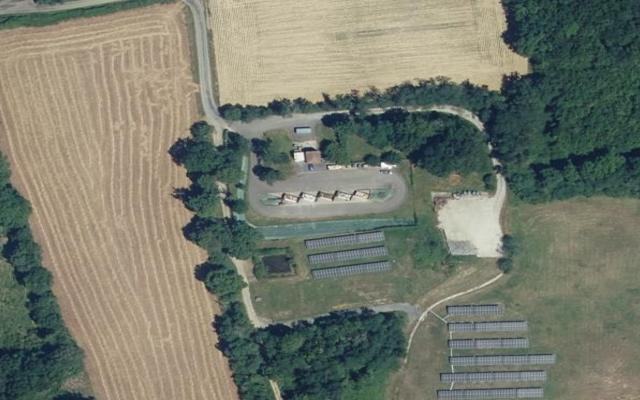 Vue aérienne — Déchetterie de Rabastens