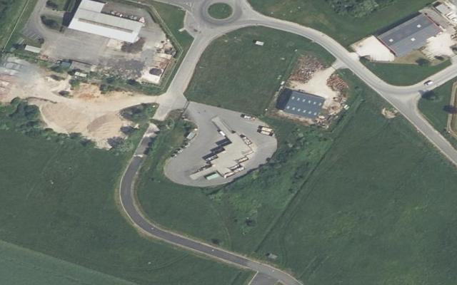 Vue aérienne — Déchetterie Poilly-lez-Gien