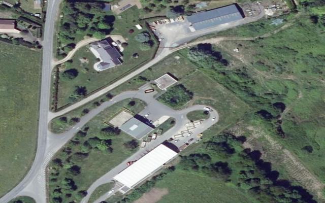 Vue aérienne — Déchetterie du Waridon