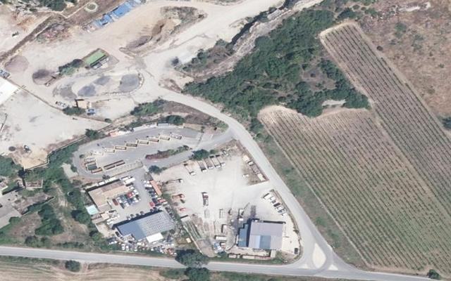 Vue aérienne — Déchetterie de Teyran