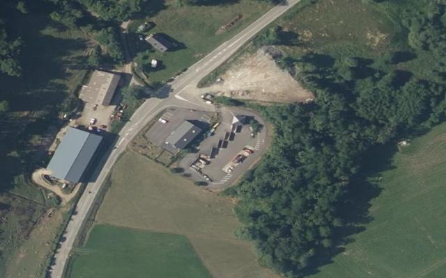 Vue aérienne — Déchetterie Arrens-Marsous