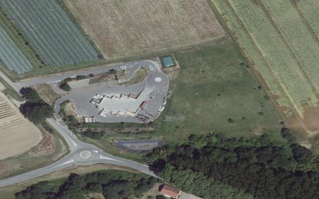 Vue aérienne — Déchetterie Verdun-sur-Garonne