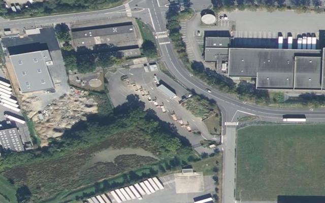 Vue aérienne — Déchetterie de Noyal-sur-Vilaine