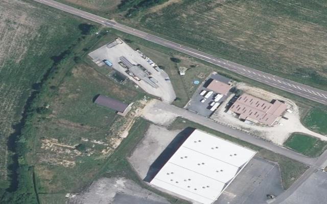Vue aérienne — Déchetterie de Rimaucourt