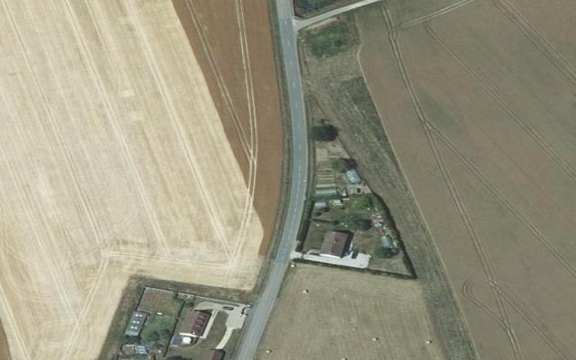 Vue aérienne — Déchetterie de Mesnils-sur-Iton