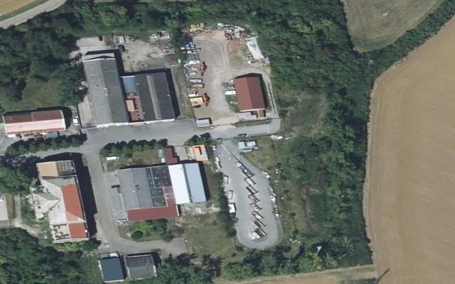 Vue aérienne — Déchetterie de Sainte-Marie-aux-Chêne (Zi Ida)