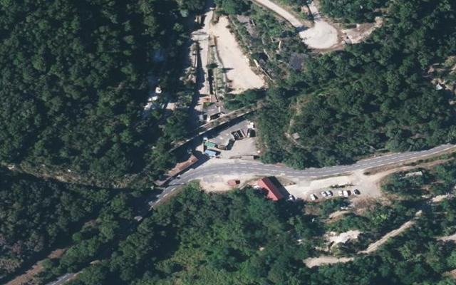 Vue aérienne — Déchetterie Saint-Étienne-Estréchoux